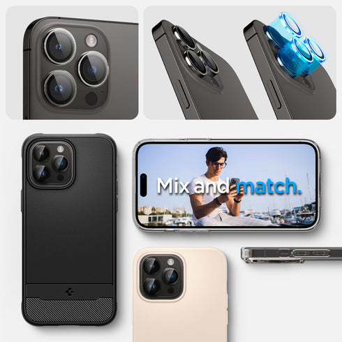 Spigen iPhone 17 Pro Max / 17 Pro Lens Protector – Optik Pro EZ Fit
